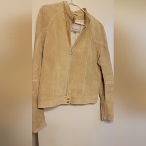 Wilsons Leather MAXIMA  Stand Collar Jacket Women's size XL color: Taupe